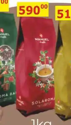 BENE Nápoje MANUEL SOLAROMA káva nabídka