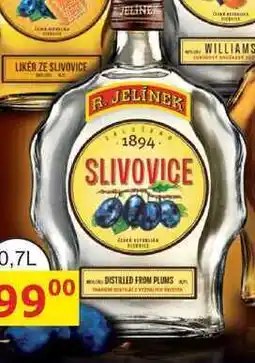 BENE Nápoje R. Jelínek Slivovice 3yo budík 45% nabídka