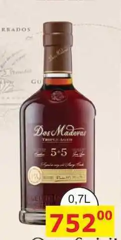 BENE Nápoje Dos Maderas P.X. 5+5yo 40% 0,7l nabídka