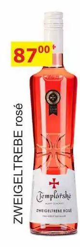 BENE Nápoje TEMPLÁŘSKÉ SKLEPY 0,75L ZWEIGELTREBE rosé nabídka