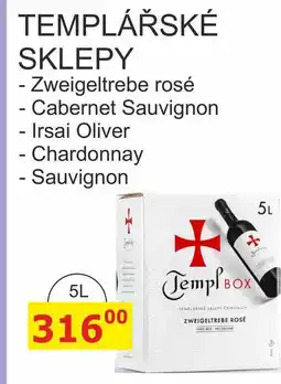 BENE Nápoje TEMPLÁŘSKÉ SKLEPY BOX nabídka