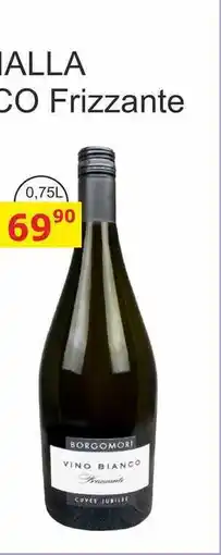 BENE Nápoje BORGOMORI VINO BIANCO nabídka
