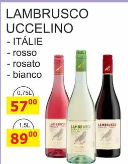 BENE Nápoje LAMBRUSCO UCCELINO nabídka