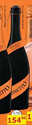 BENE Nápoje Mionetto Prosecco DOC Spago Trreviso nabídka