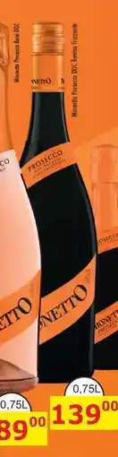 BENE Nápoje Mionetto Prosecco Doc Treviso Frizzante nabídka