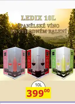 BENE Nápoje LEDIX 10L - ŠPANĚLSKÉ VÍNO nabídka