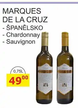 BENE Nápoje MARQUES DE LA CRUZ nabídka