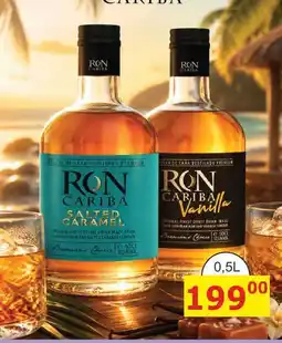 BENE Nápoje RON CARIBA rum nabídka