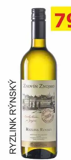 BENE Nápoje ZNOVÍN ZNOJMO 0,75L RYZLINK RÝNSKÝ nabídka