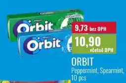 Ratio ORBIT, Peppermint, Spearmint, 10 pcs nabídka