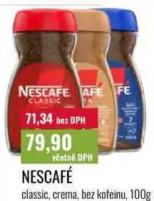 Ratio NESCAFÉ nabídka