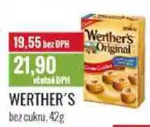 Ratio WERTHER'S, bez cukru nabídka