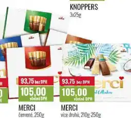 Ratio MERCI, 210g 250g nabídka