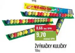 Ratio ŽVÝKAČKY KULIČKY, 16ks nabídka