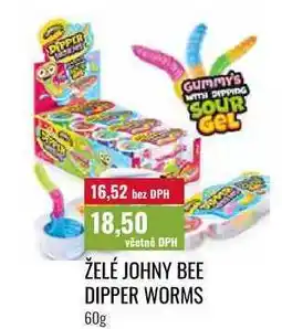 Ratio ŽELÉ JOHNY BEE DIPPER WORMS nabídka