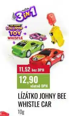 Ratio LÍZÁTKO JOHNY BEE WHISTLE CAR nabídka