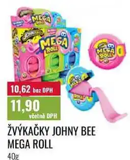 Ratio ŽVÝKAČKY JOHNY BEE MEGA ROLL nabídka