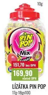 Ratio LÍZÁTKA PIN POP, 17g-18gx100 nabídka