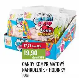 Ratio CANDY KOMPRIMÁTOVÝ NÁHRDELNÍK + HODINKY, 100g nabídka