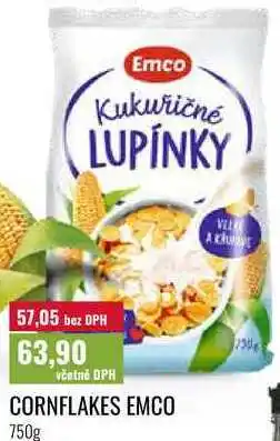 Ratio CORNFLAKES EMCO 750g A ch 30 nabídka