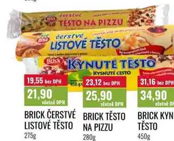 Ratio BRICK TĚSTO NA PIZZU nabídka