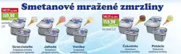 Ratio Smetanové mražené zmrzliny nabídka