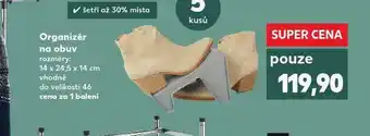 Kaufland Organizér na boty nabídka