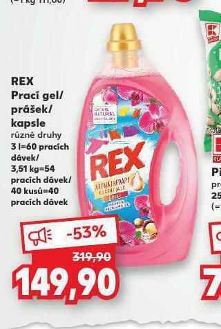 Kaufland Rex prací prostředek nabídka