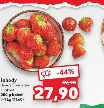 Kaufland Jahody nabídka