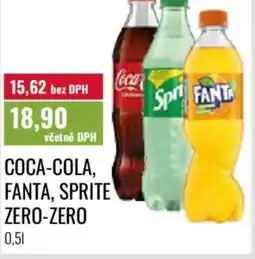 Ratio Coca-cola, fanta, sprite zero-zero nabídka