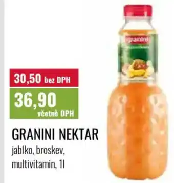 Ratio Granini nektar nabídka
