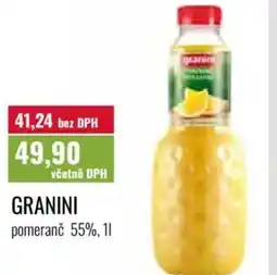 Ratio Granini pomeranč 55% nabídka