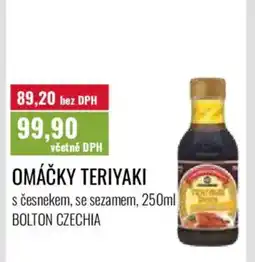 Ratio Omáčky teriyaki s česnekem, se sezamem nabídka