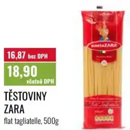 Ratio Těstoviny zara flat tagliatelle nabídka