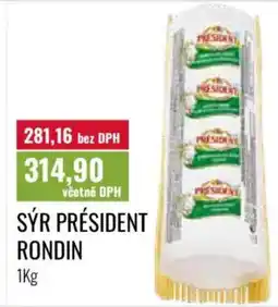 Ratio Sýr président rondin nabídka