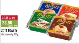 Ratio Zott toasty nabídka