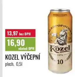 Ratio Kozel výčepní nabídka