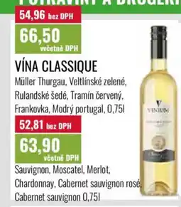 Ratio Vína classique nabídka