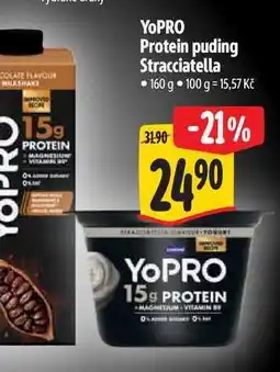 Albert YOPRO Protein puding Stracciatella nabídka