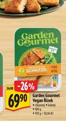 Albert Garden Gourmet Vegan Řízek nabídka