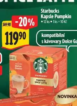 Albert Starbucks Kapsle Pumpkin 12 ks nabídka