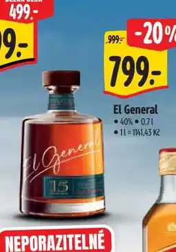 Albert El General nabídka
