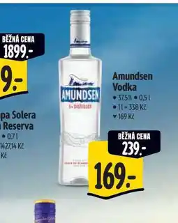 Albert Amundsen Vodka nabídka