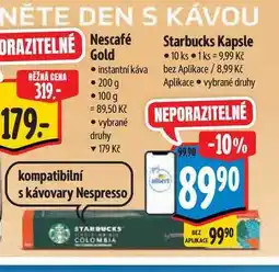 Albert Starbucks Kapsle 10 ks nabídka
