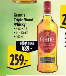 Albert Grant's Triple Wood Whisky 40% nabídka