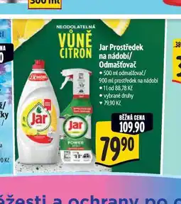 Albert Jar Prostředek Odmašťovač • 500 ml odmašťovač/ 900 ml prostředek na nádobí nabídka
