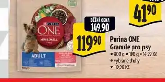 Albert Purina ONE Granule pro psy nabídka