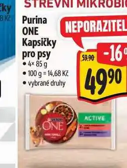 Albert Purina ONE Kapsičky pro psy nabídka