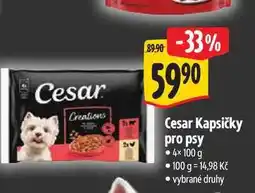 Albert Cesar Kapsičky pro psy 4× nabídka