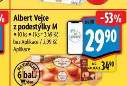 Albert VoAlbert Vejce z podestýlky M 10 ks nabídka